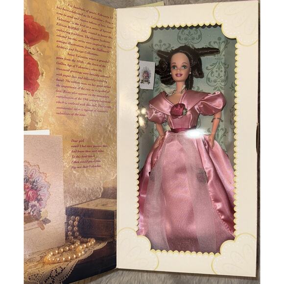Hallmark Sweet Valentine Barbie Special Edition 1995 Be My Valentine Series - Picture 3 of 5